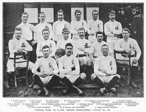 Selecção Inglesa de Futebol, 2 de Janeiro de 1892